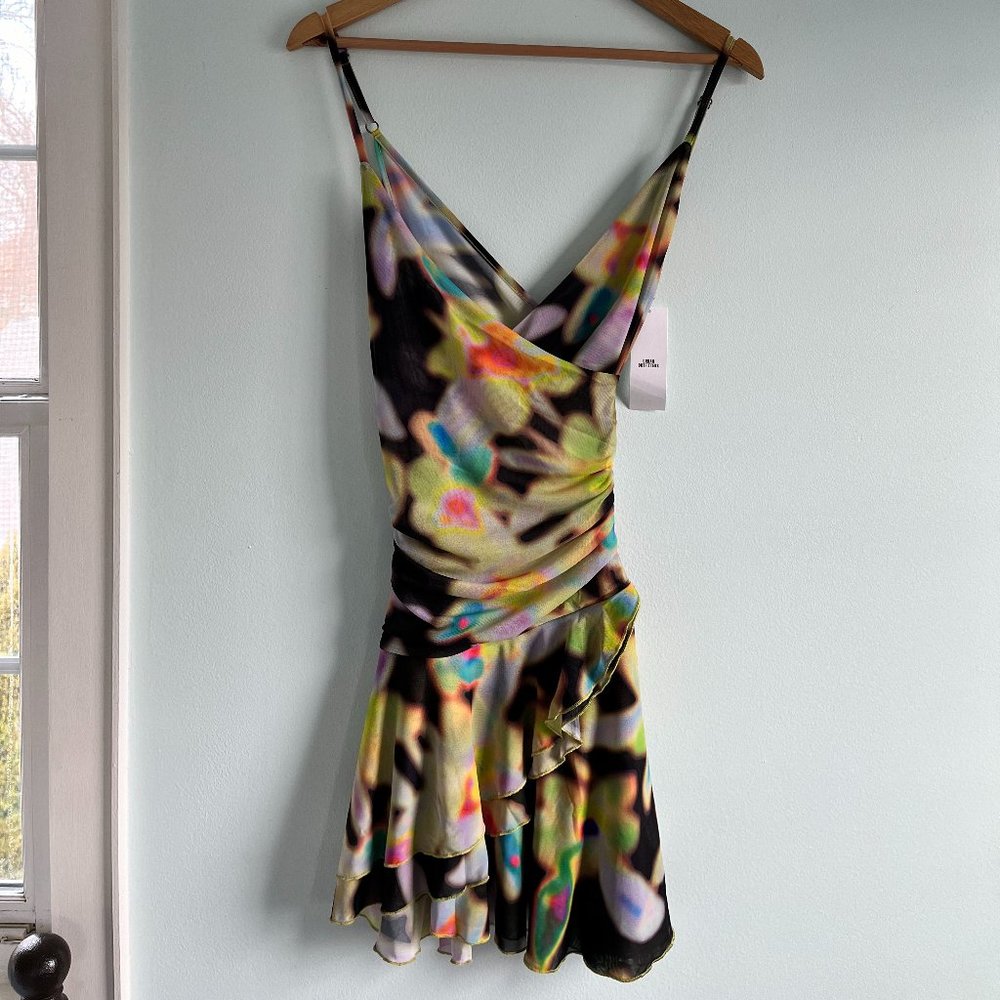 Silence + Noise Multicolor Mini Dress BRAND NEW NEVER WORN